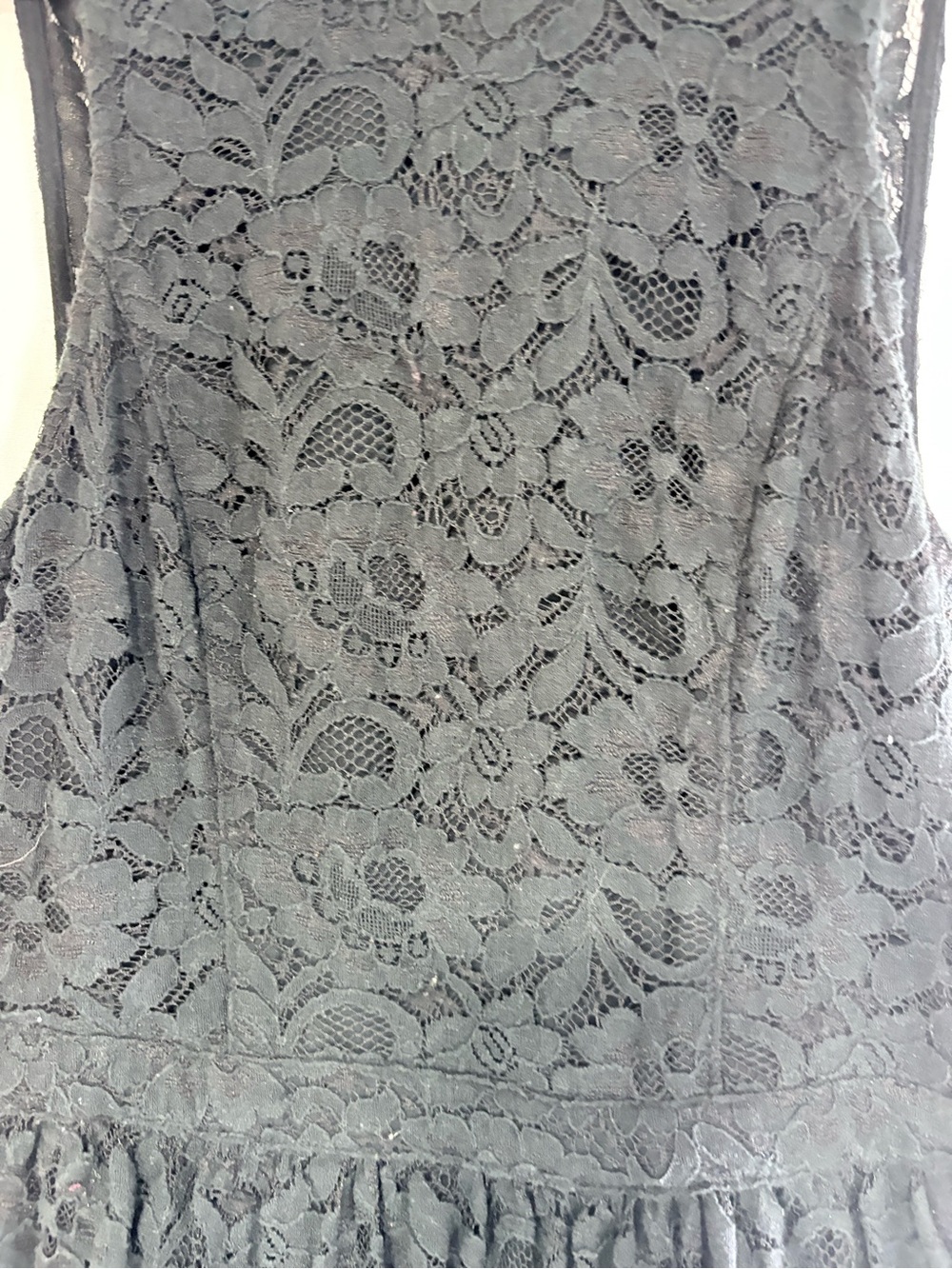 Hollister Black Lace Sleeveless Mini Dress - Picture 2 of 4